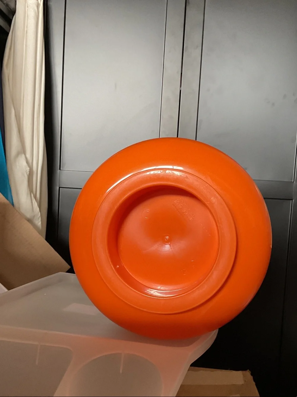 Lego Orange Pumpkin Jack-O'-Lantern storage  Head